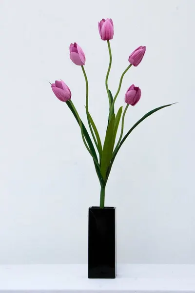 Ramo de tulipanes con 5 flores, varios colores