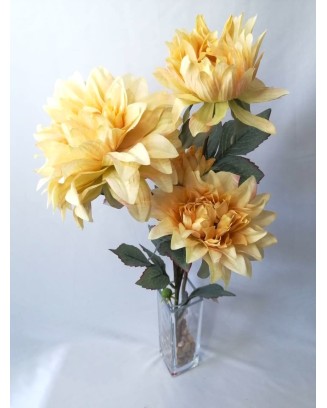 Flores de Dalia Xua 73cms largo, varios colores