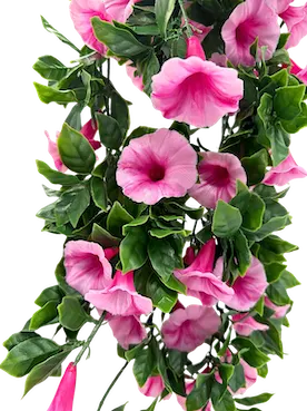 Colgante Bloom Rosa 88cm para exterior con protección UV