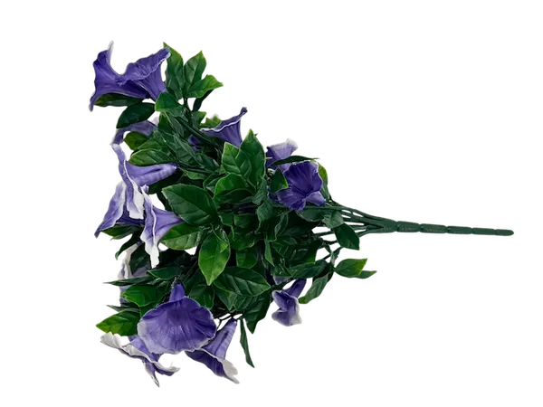 Ramillete Campanilla morada 46cm para exterior con protección UV