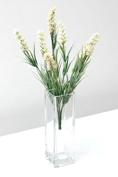Follaje Lavanda crema de 26cm altura
