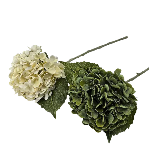 Vara de hortensia soft touch 50cm, dos colores