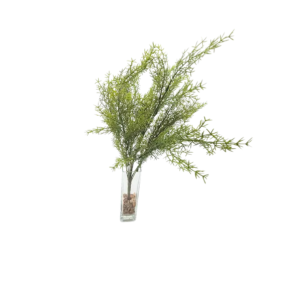Follaje espárrago verde 50cm