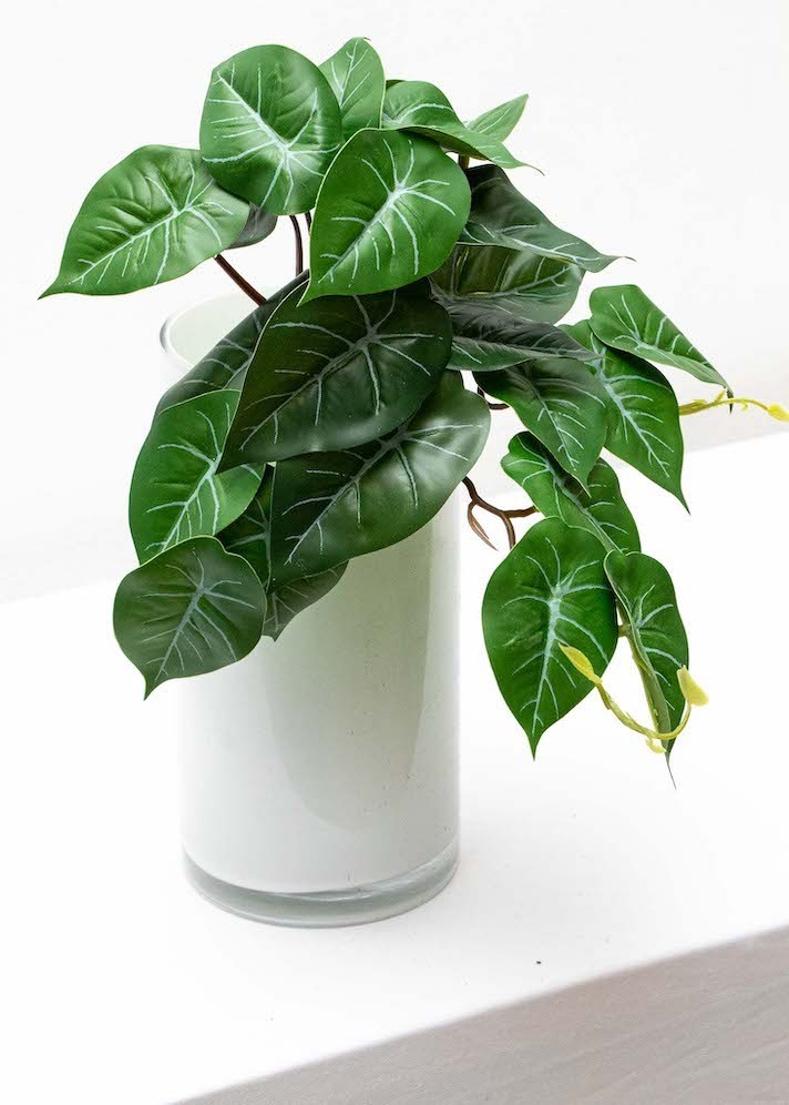 Colgante philodendron 28cm largo, soft touch