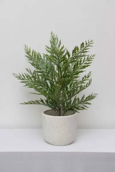 Follaje de roble silk verde olivo 57cm