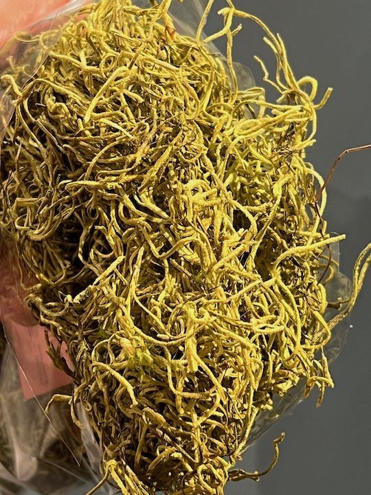 Heno verde olivo natural tratado, bolsa 50 grms
