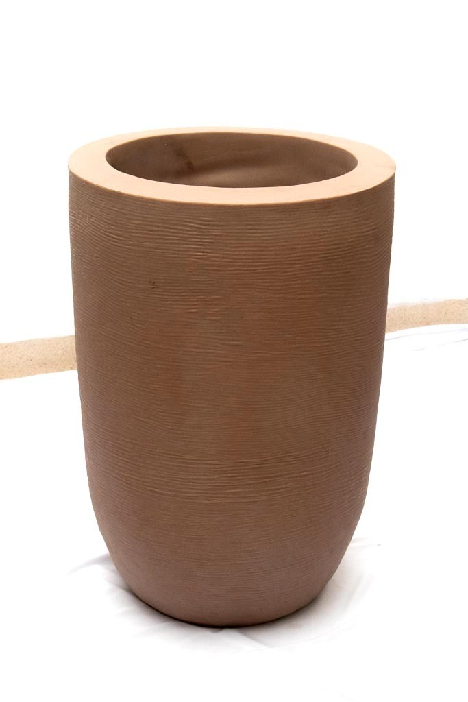 Maceta polietileno Ason beige 56cm altura x 37cm boca