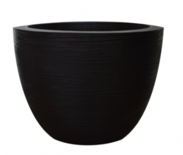 Maceta mediana Anse chocolate 30cm altura x 38cm boca polietileno
