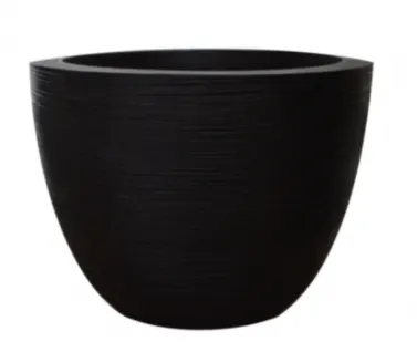 Maceta mediana Anse chocolate 30cm altura x 38cm boca polietileno