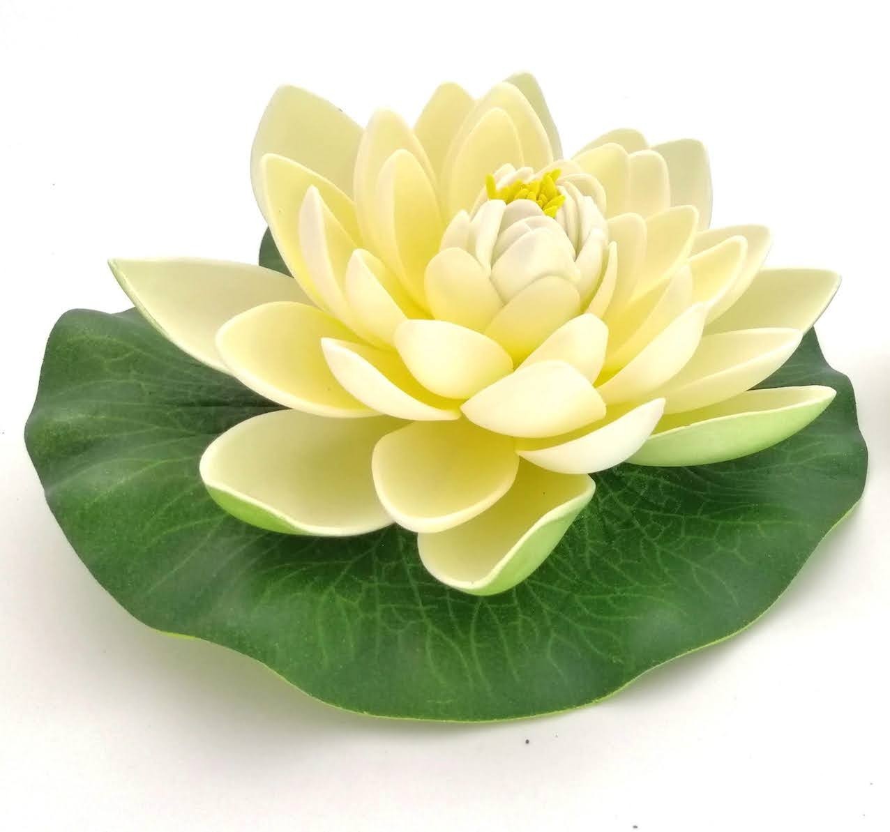 Flor de loto flotante 10 y 18cm diámetro