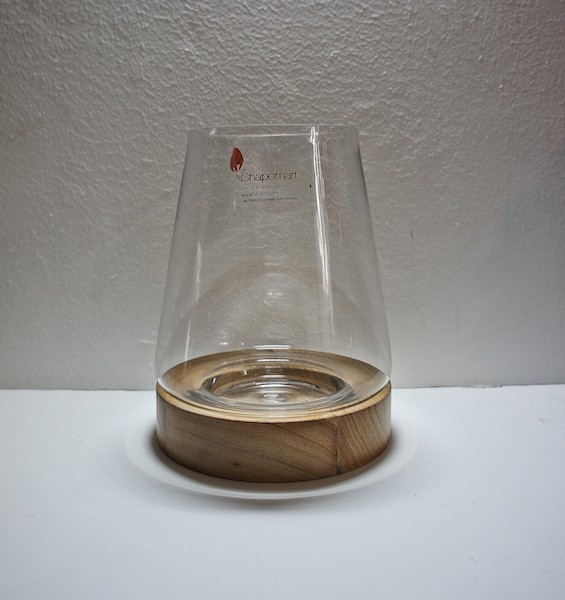 Terrario con base de madera, dos tamaños