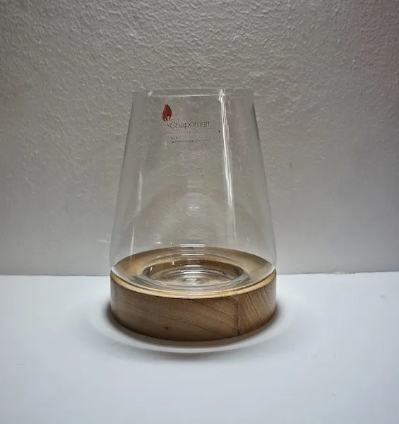 Terrario con base de madera, dos tamaños