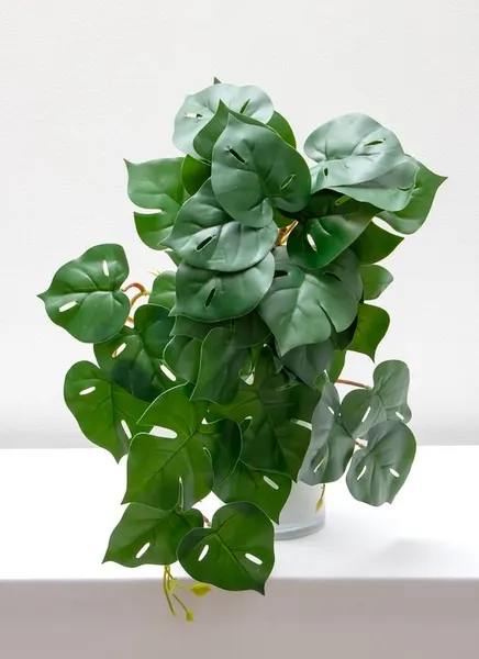 Colgante monstera 50cm largo soft touch