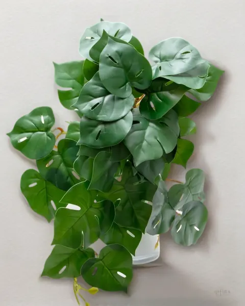 Colgante monstera 50cm largo soft touch