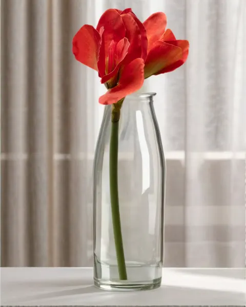 Amarilys roja 75cm