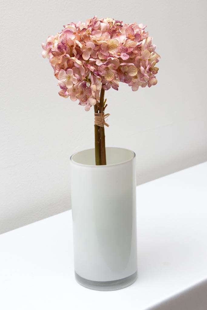 Ramillete de hortensia china 34cm altura soft touch, varios colores