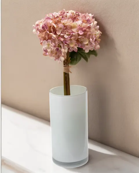 Ramillete de hortensia china 34cm altura soft touch, varios colores