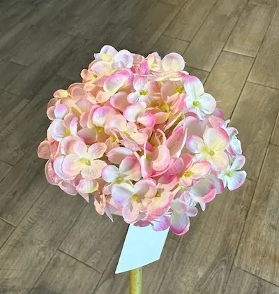 Vara de hortensia ajisai de 55cm soft touch, varios colores