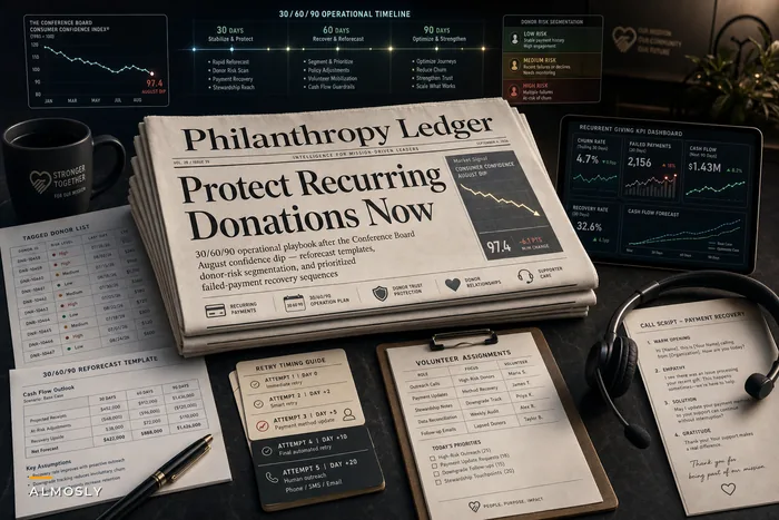 Before Fall Giving: An Operational Playbook to Protect Recurring Donations During a Consumer Confidence Downdraft