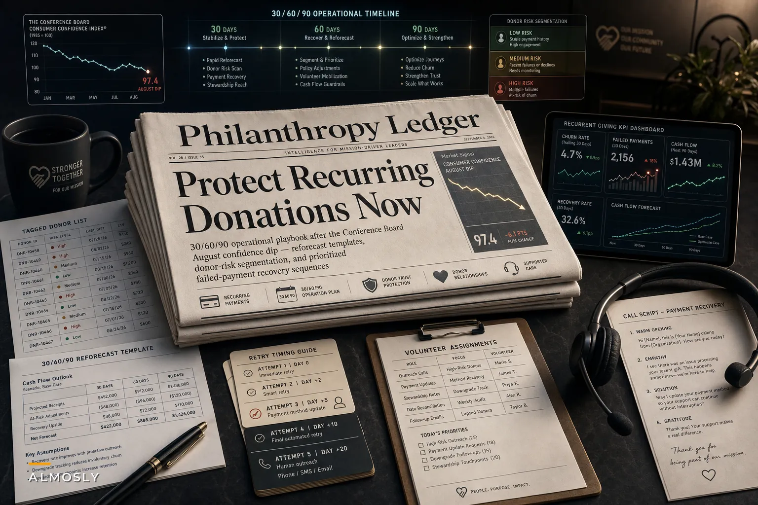 Before Fall Giving: An Operational Playbook to Protect Recurring Donations During a Consumer Confidence Downdraft