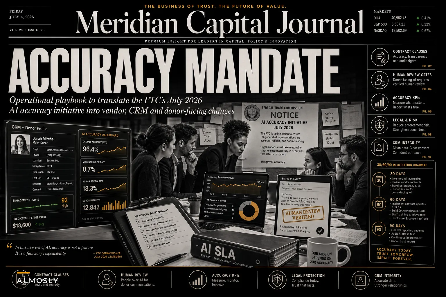 FTC's AI Accuracy Push: An Operational Playbook for Nonprofit Donor Communications, Reporting and Vendor Governance