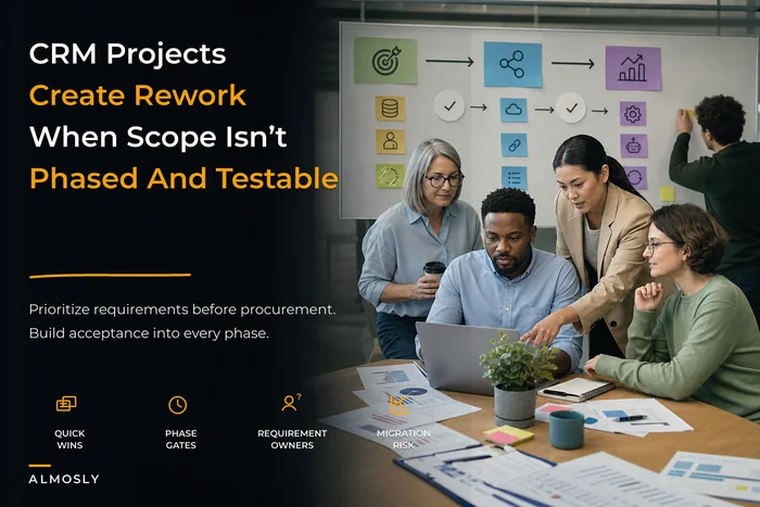 Nonprofit CRM roadmapping and procurement: a phased project scope that prevents rework