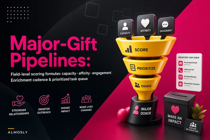 Why major‑gift pipelines stall: operational prospect scoring and moves‑management rules for mid-sized nonprofits
