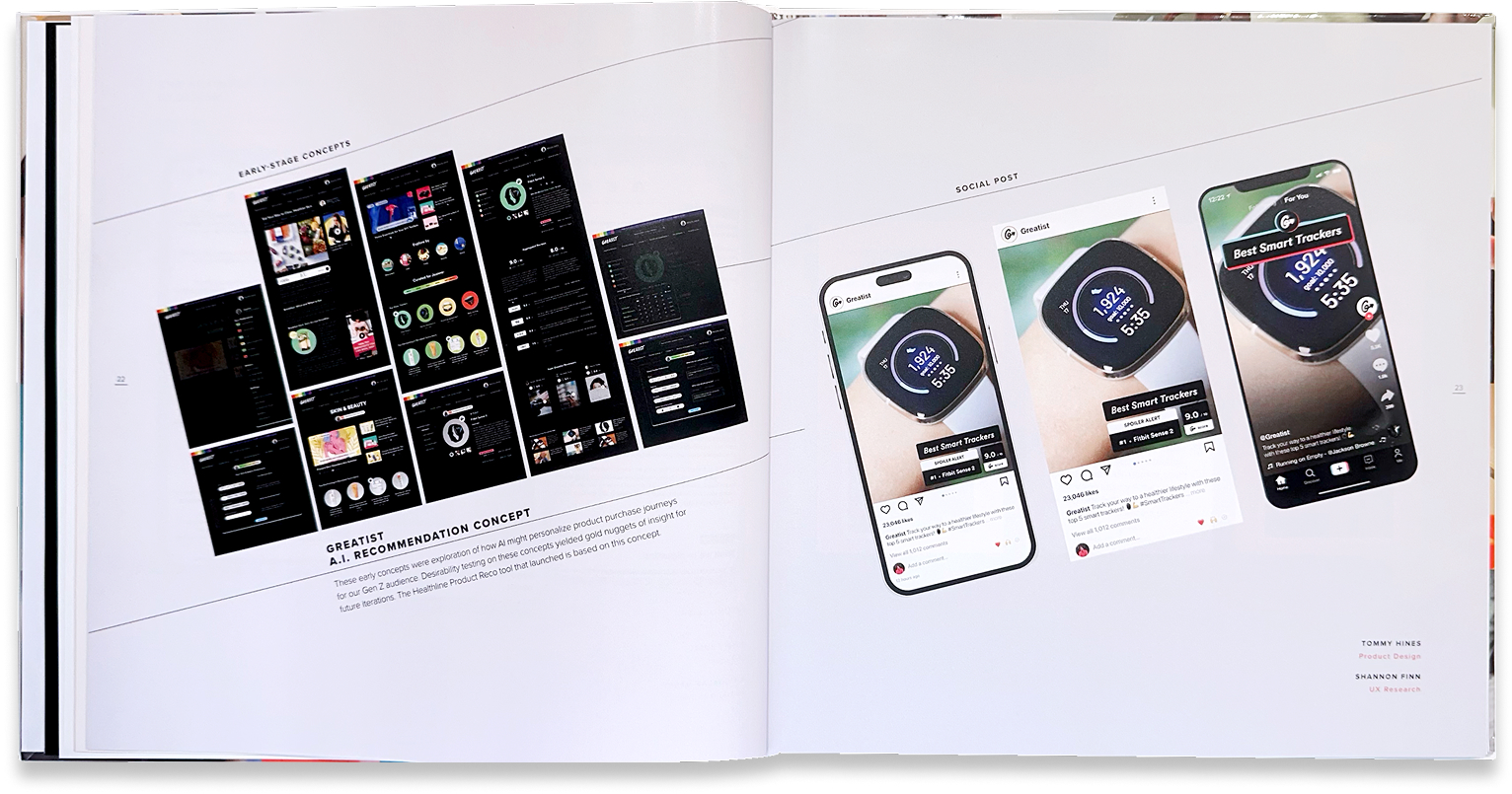 NFL concept spread pairs dark interactive-TV interfaces with companion mobile and wearable screens.