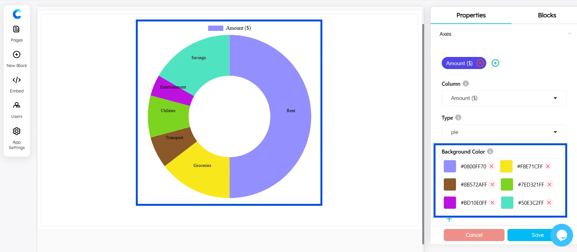 Add Colors for Your Slices