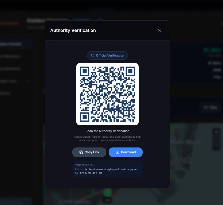 QR Provides Docs to Authorities