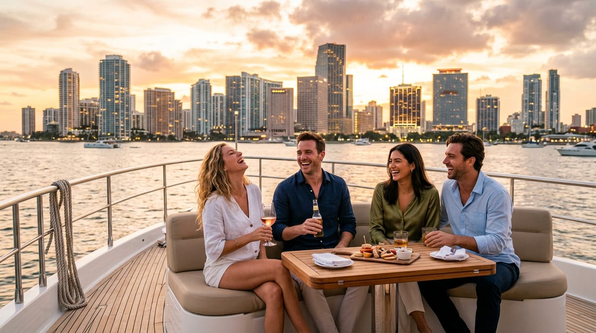 The Best Miami Sunset Cruise: An Unforgettable Private Yacht Experience