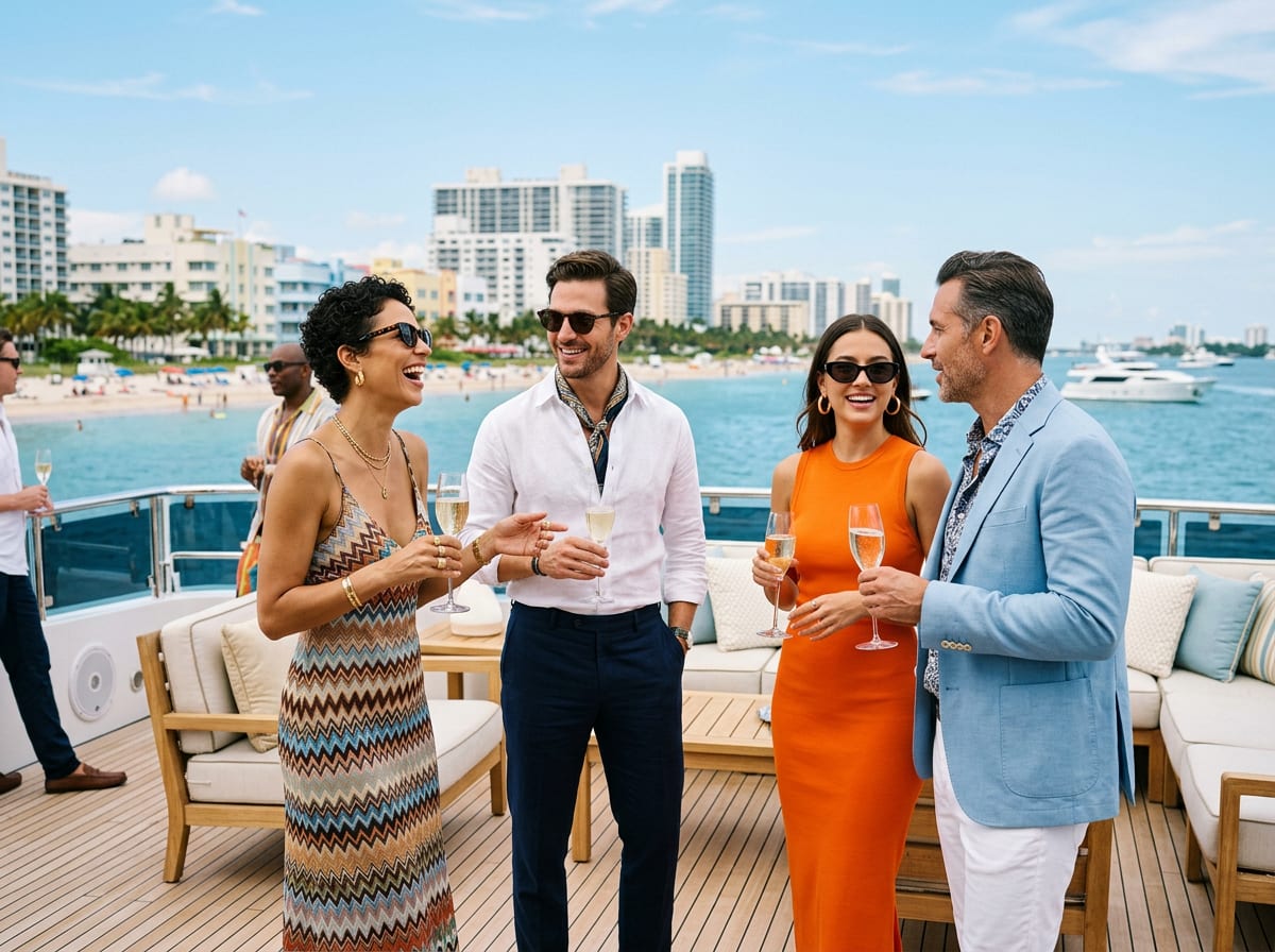 Onboard during Art Basel Miami Beach