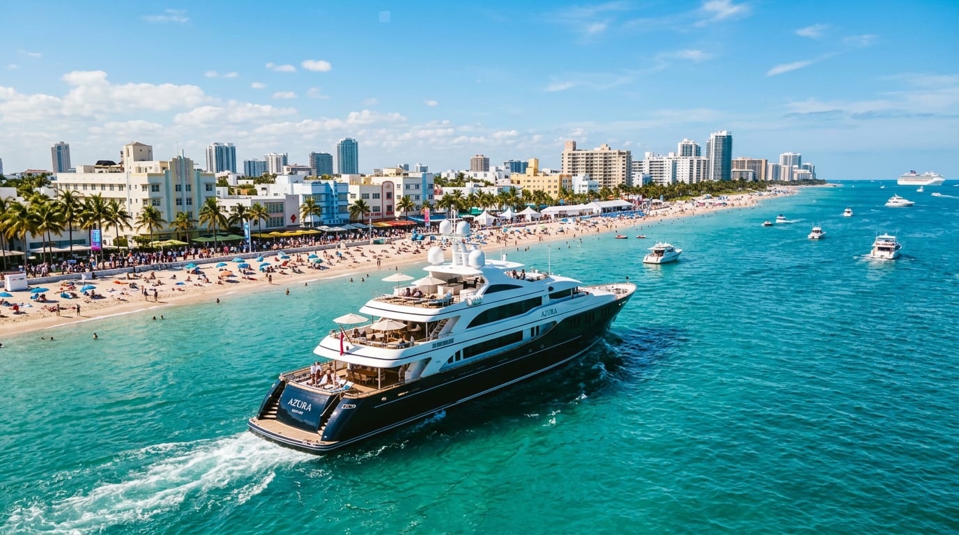 Art Basel Miami Beach from the water