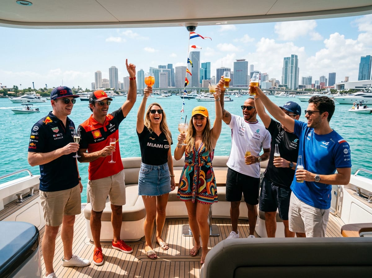 Onboard during Formula 1 Miami Grand Prix