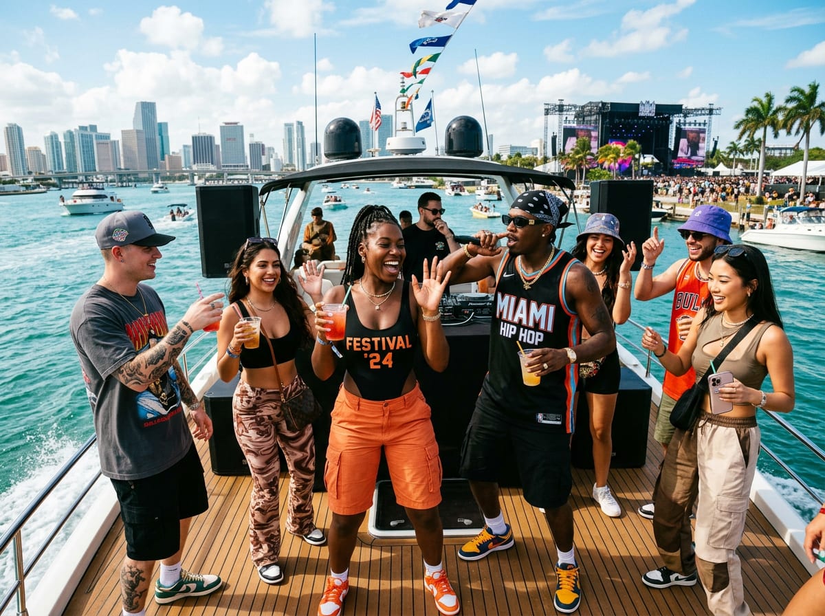 Onboard during Rolling Loud Miami