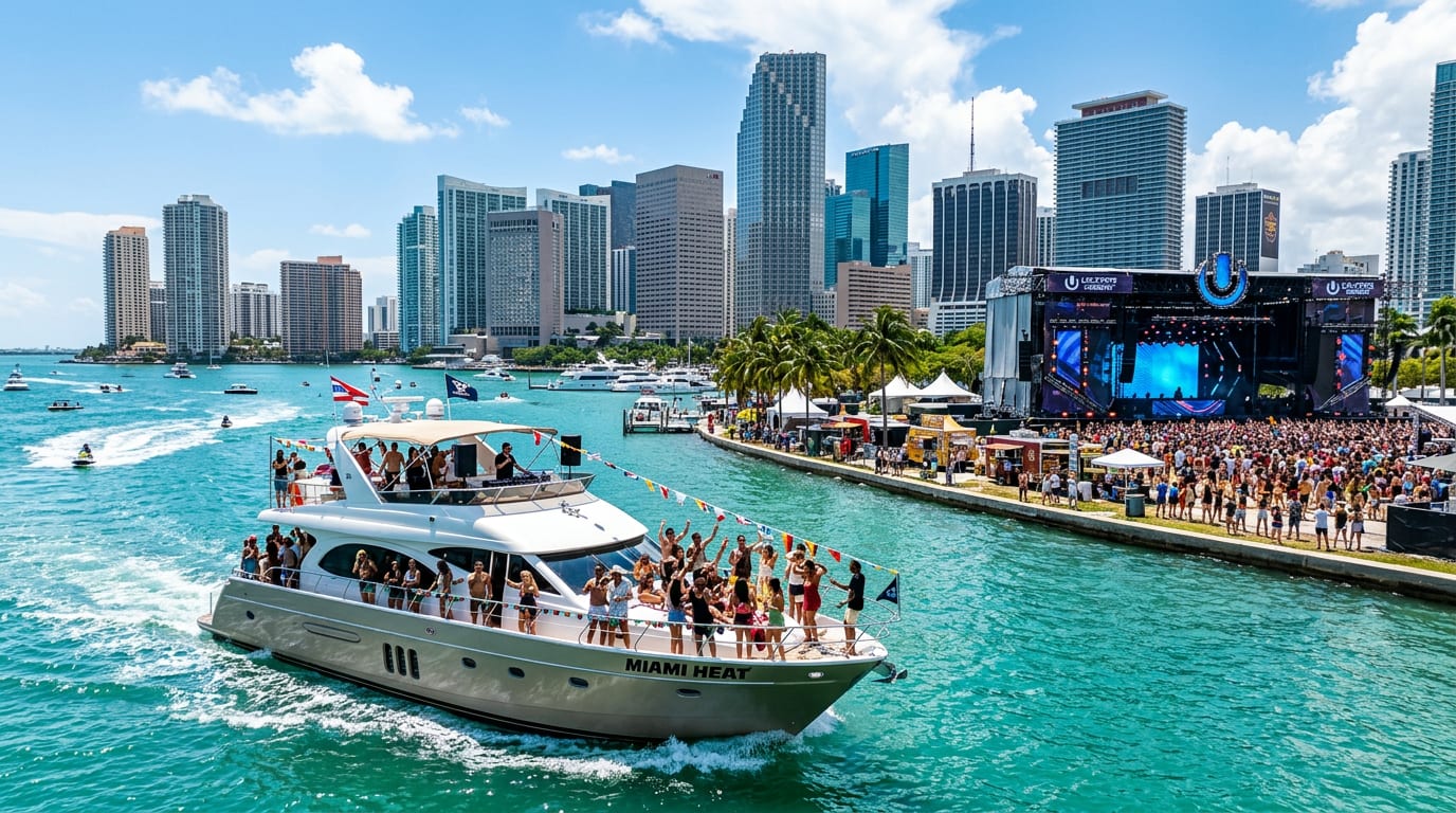 Rolling Loud Miami from the water