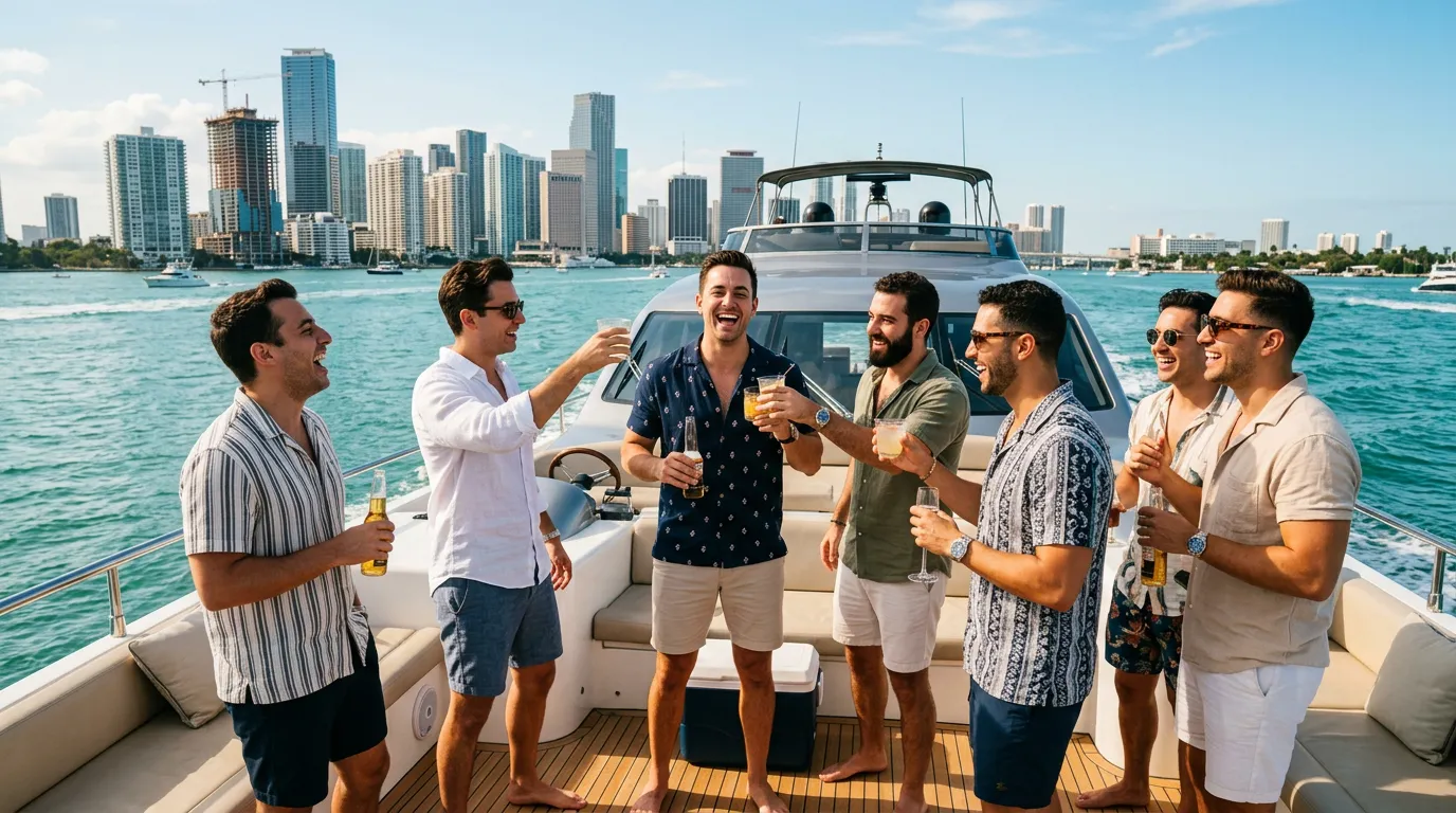 Bachelor Party Boat in Miami