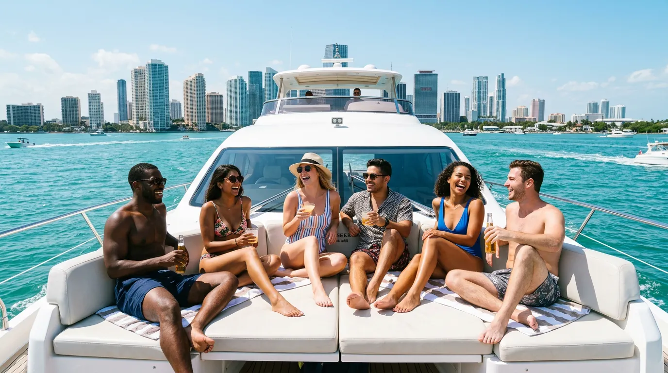 Luxury Yacht in Miami