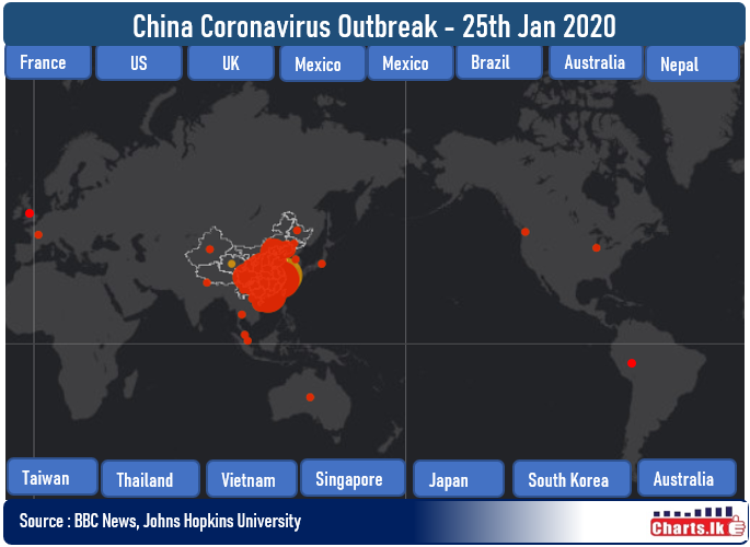 China coronavirus outbreak, 15 countries reported possible infected patients including US  