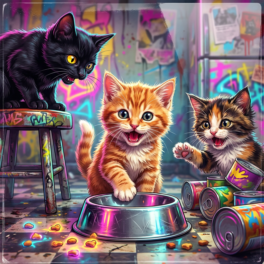 Cover art for Kitties can wait for dinner