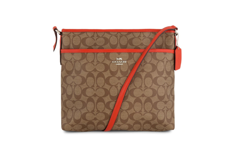 Coach Signature File Bag