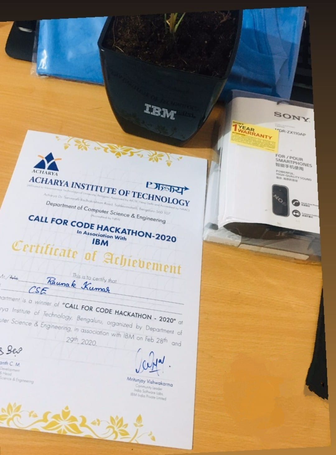 IBM Call for code Hackathon 2020 Winner