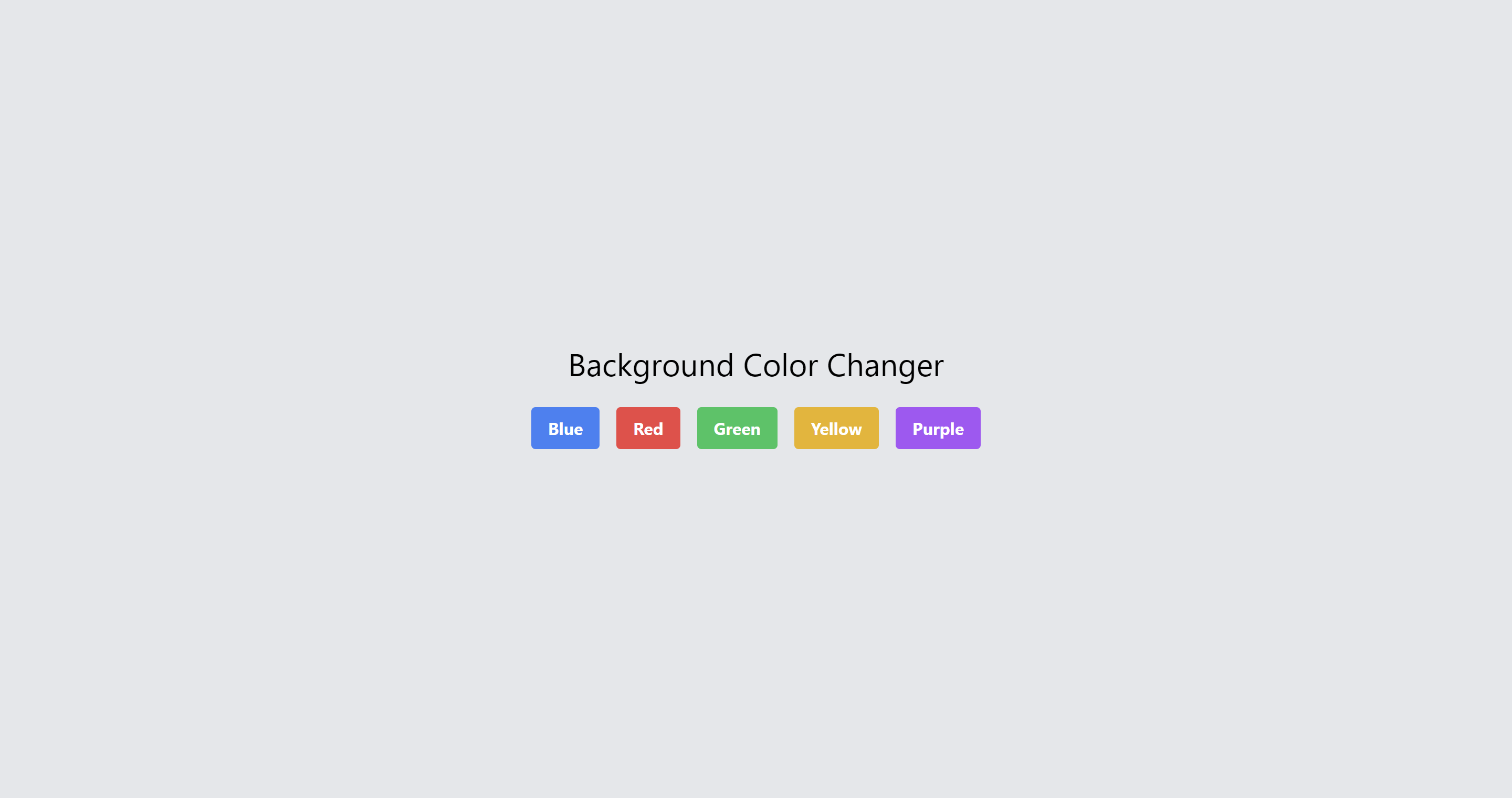 Background Color Changer