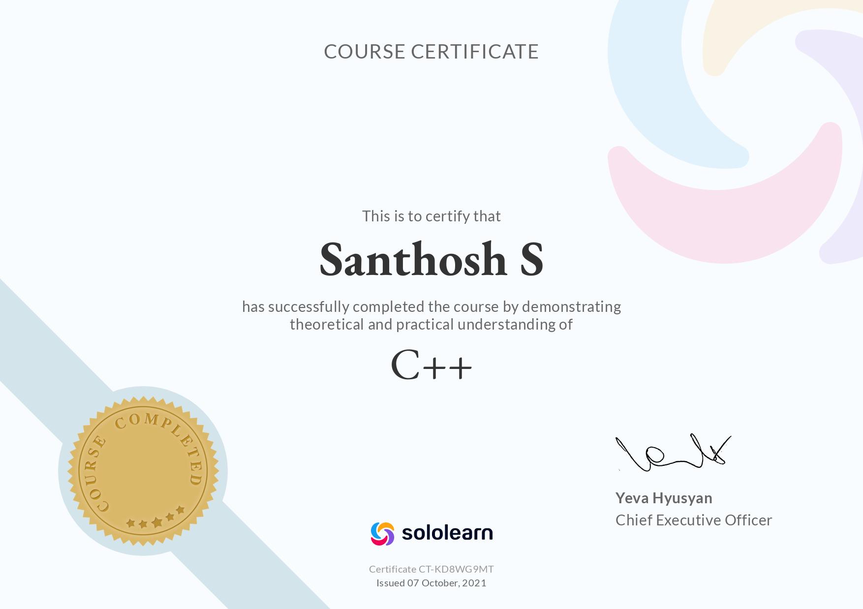 C++ Certification