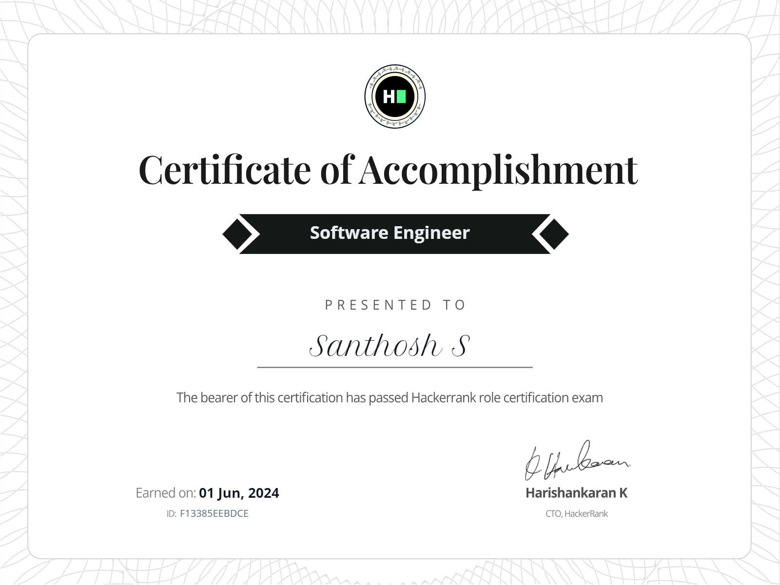 Certified Software Engineer