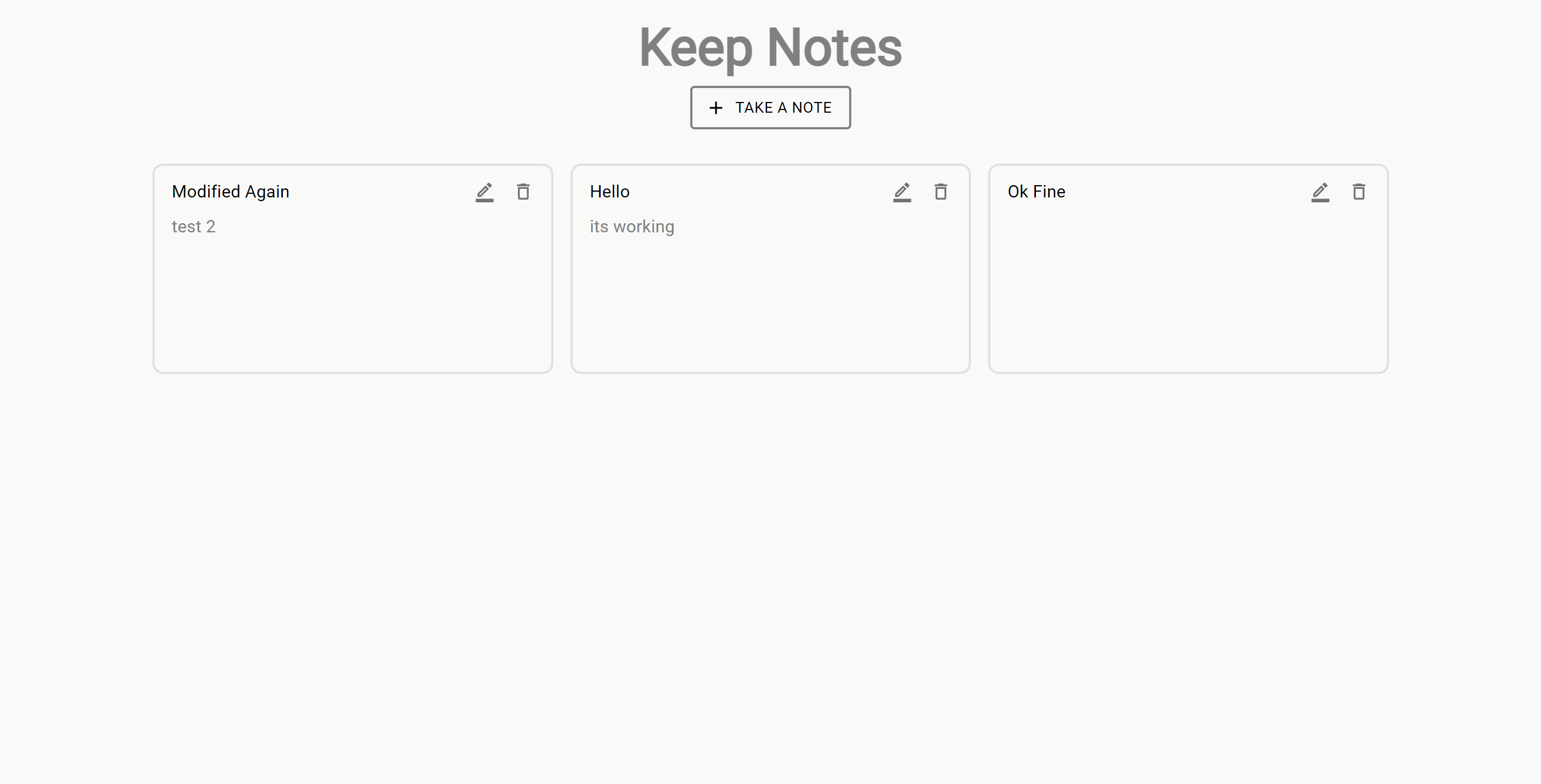 Keep Notes