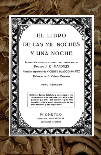 El libro de las mil noches y una noche; t. 1