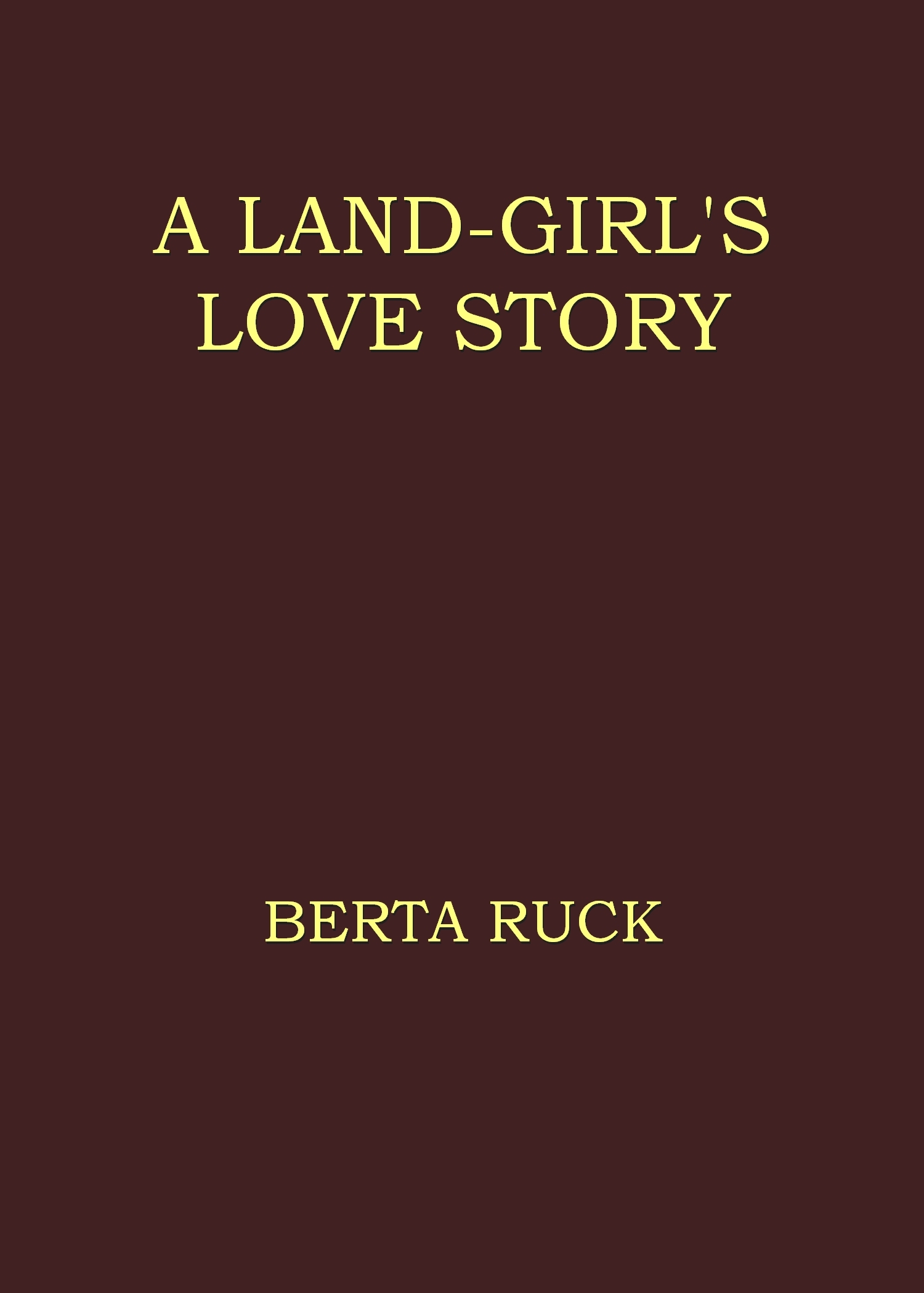 A land-girl's love story