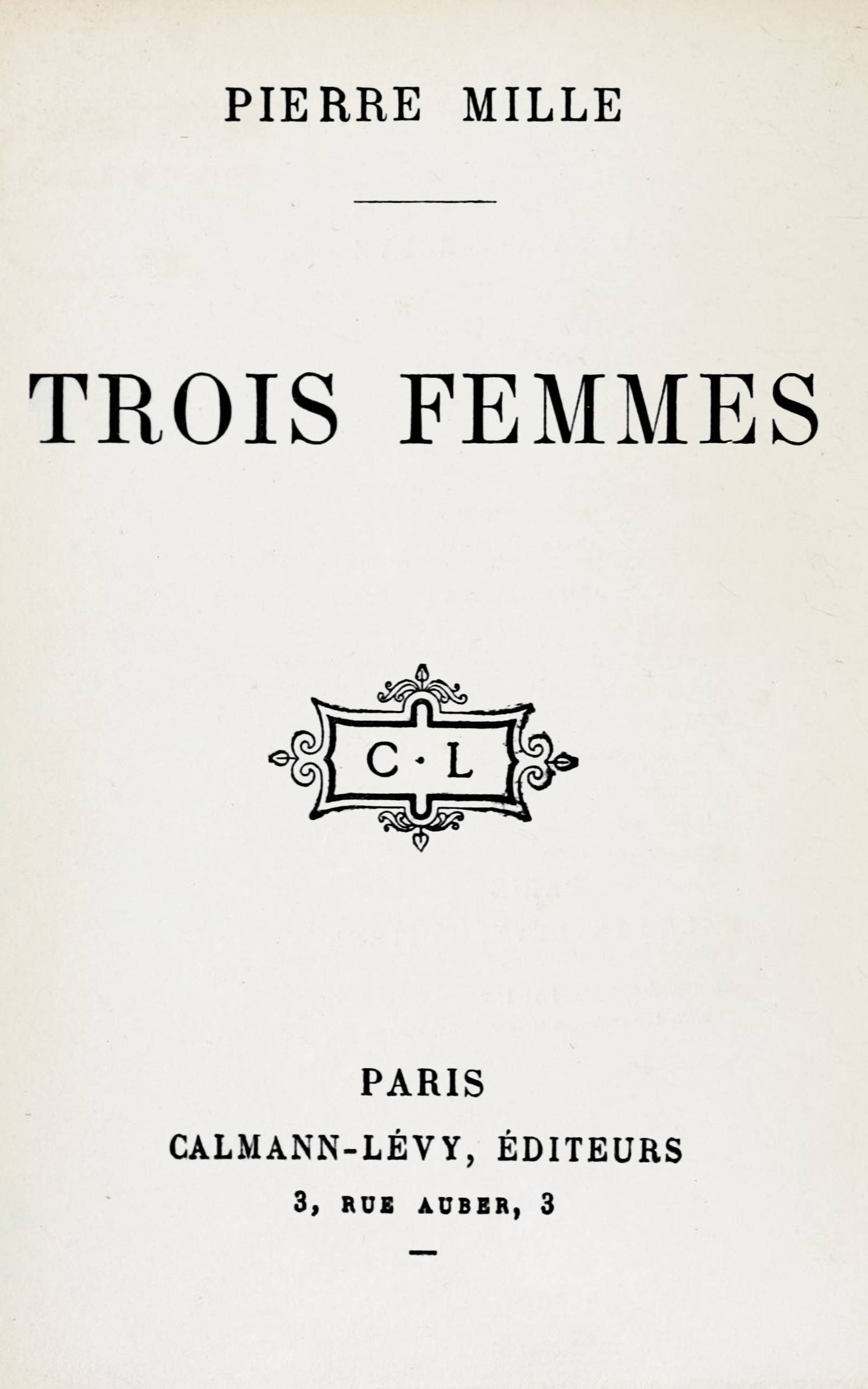 Trois femmes