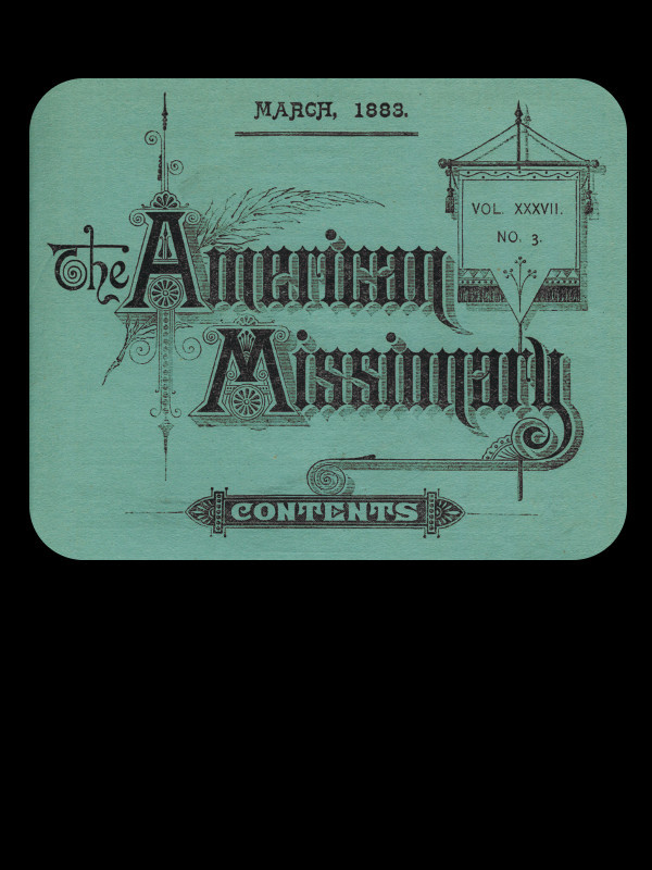 The American Missionary — Volume 37, No. 3, March, 1883